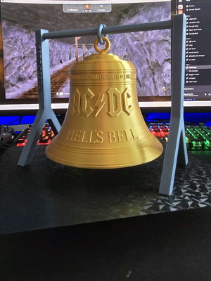 AC/DC Hell Bell with Stand New