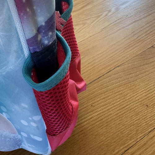 Gym kindergarten trolley backpack Elsa with removable mask
