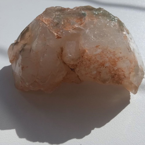 Raw Smoky Quartz with Green Tourmaline