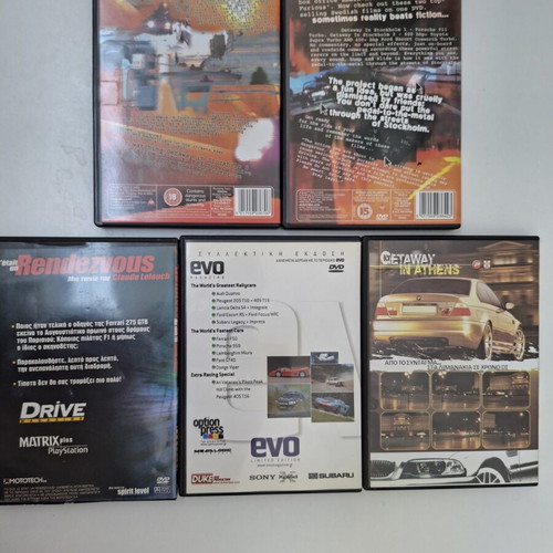 Car DVD set, 5 discs