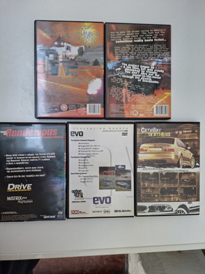 Car DVD set, 5 discs