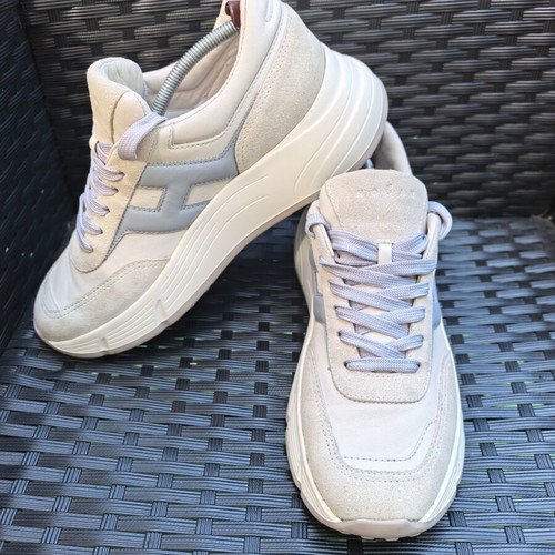 Hogan sports shoes size 40, white beige