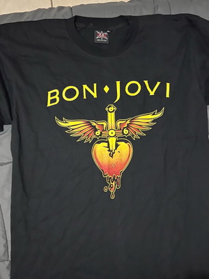 Bon Jovi European Tour 2011 T-shirt new, black, size XL