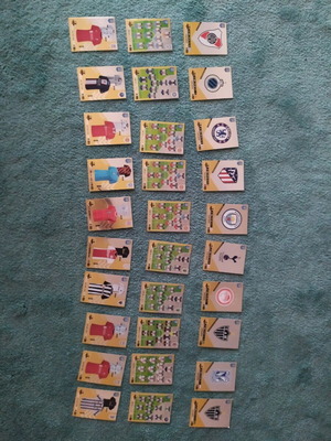 Κάρτες FIFA 365 νέες, ομάδες, εντεκάδες και εμφανίσεις, σύνολο 30