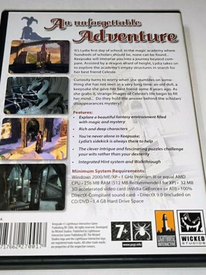 Keepsake PC game used, adventure