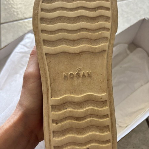Hogan women's sneakers size 40, white and pink