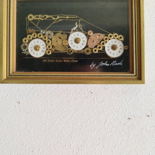 Vintage Steampunk Art 1910 Rolls-Royce Silver Ghost by John Nash like new