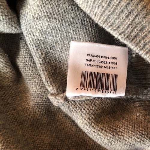 A.W. Dunmore Wool Pullover men's sweater used, size M, gray