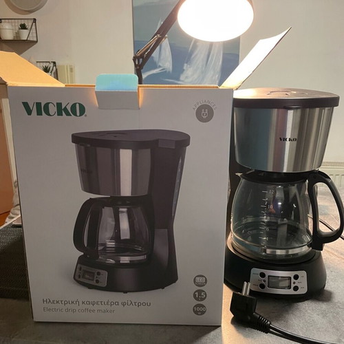 Electronic coffee maker new with clock