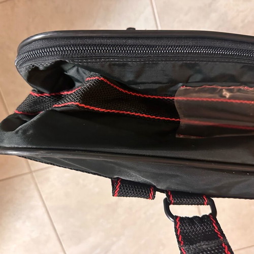 Jaguar suitcase like new, black, lightweight and foldable