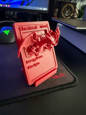 Charizard κάρτα με βάση καινούργια, 3D διακοσμητικό για Pokémon fans