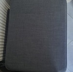 Ektorp dark grey footstool with storage, like new