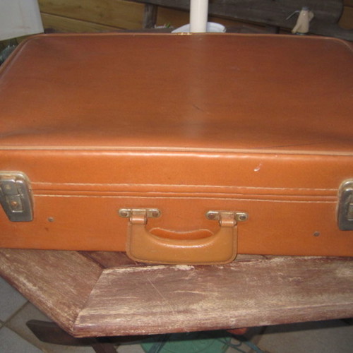 Old suitcases used