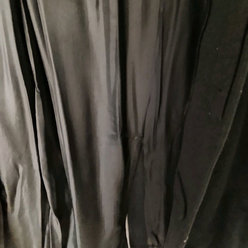 Dielle men's long coat XL used, black, vintage