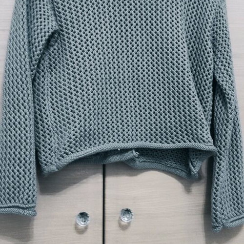 Gray cardigan like new, size large