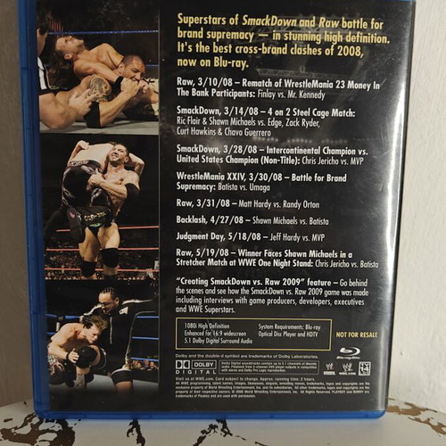 WWE Best of SmackDown vs. Raw Blu-ray, sealed