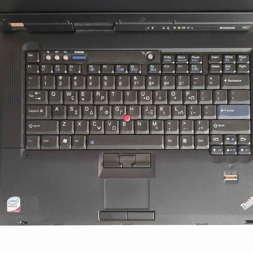 Lenovo ThinkPad R61-6919-CTO laptop, 4GB RAM, SSD 120GB, Windows 10