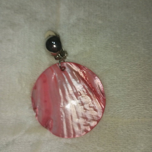 Pink earrings like new