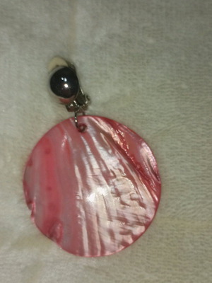 Pink earrings like new