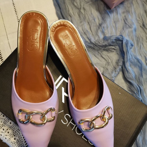 Mule Iris luxury shoes like new, purple, size 39