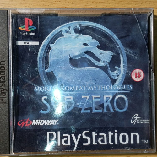 Mortal Kombat Mythologies Sub-Zero PS1 game
