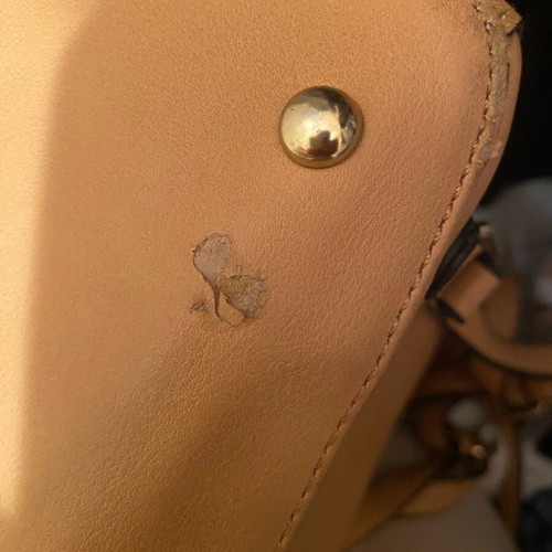 Verde women's backpack used with mark