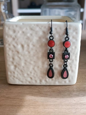 Earrings like new, length 4.5 cm