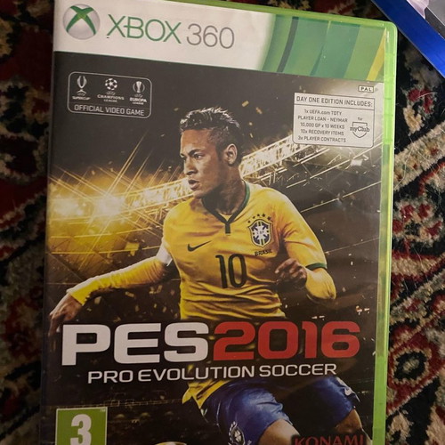 PES 2016 Xbox 360 μεταχειρισμένο με τον Neymar, άριστη κατάσταση