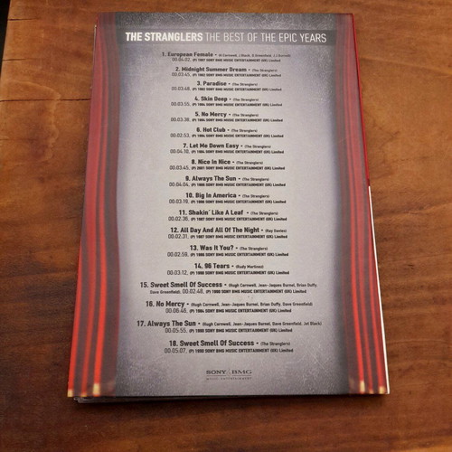 The Stranglers The Best of the EPC Years rare promo CD with booklet like new