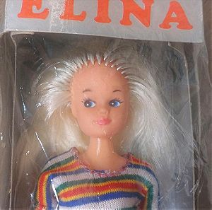 VINTAGE 70'S PLAGGONA super star ELINA ΠΑΛΙΑ ΕΛΛΗΝΙΚΗ ΚΟΥΚΛΑ μαζι με το αυθεντικό της κουτί.
