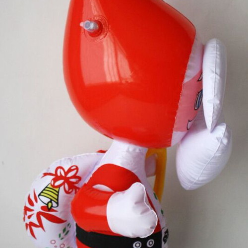 Vintage 80's Inflatable Santa Claus 58cm new
