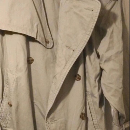 Oversized khaki trench coat like new, vintage, size 6XL