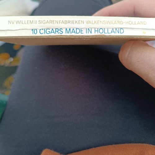 Willem II empty cigar pack used, good condition