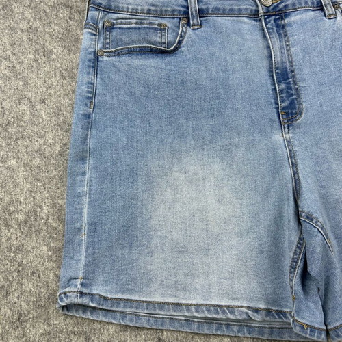 Dickies Girl Denim shorts used, blue, high waist, Y2K streetwear skate women's summer