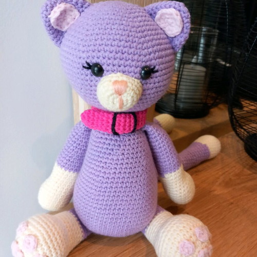 Cat doll new made of cotton yarn 30cm