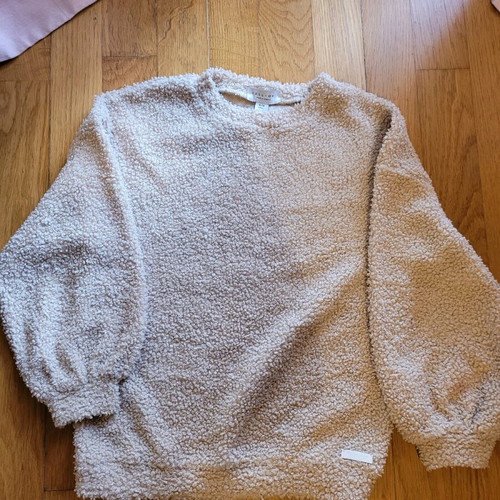 Yell Oh! beige long-sleeve sweatshirt like new, size 116 cm