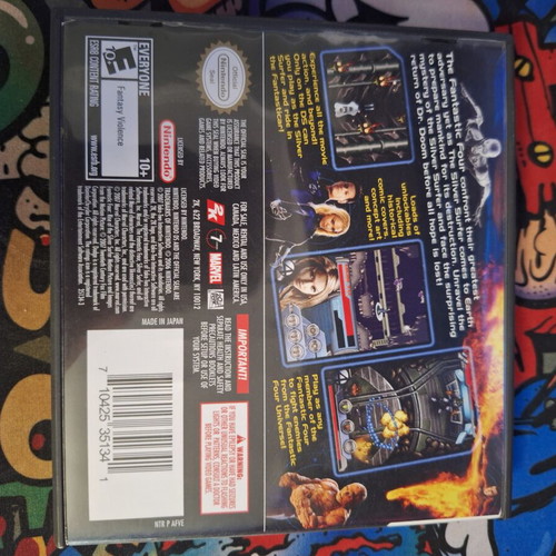Fantastic Four Rise of the Silver Surfer Nintendo DS game like new