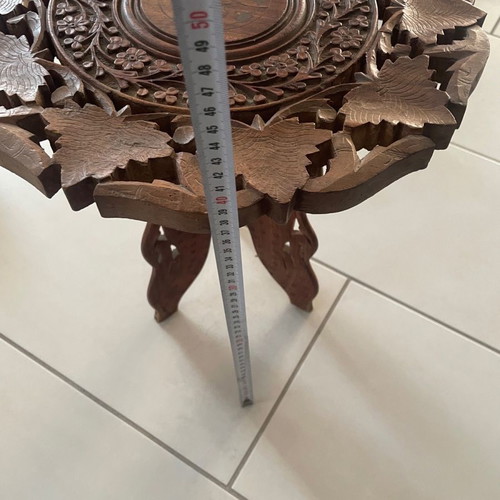 Wooden carved coffee table used
