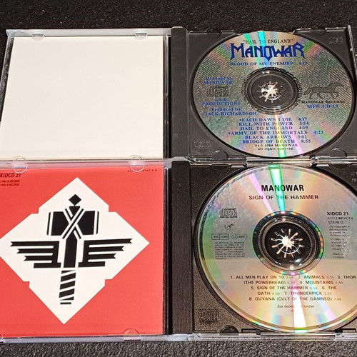 Manowar Complete Discography 11 CDs Used, Heavy Metal