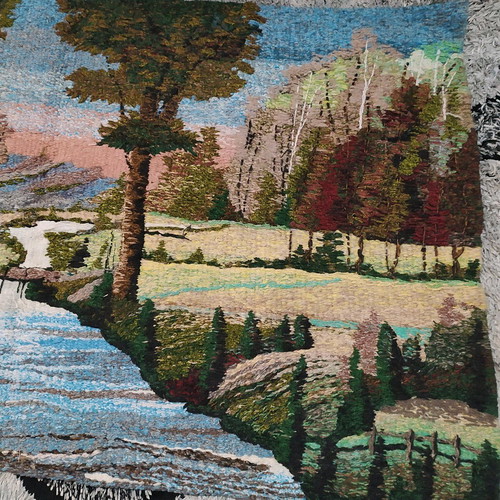 large handmade wall tapestry