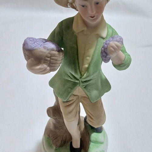 Vintage porcelain figure Tuscany boy like new