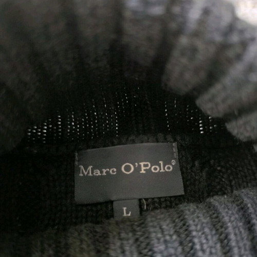 Marc O'Polo turtleneck sweater used, 100% cotton, size L, black-gray