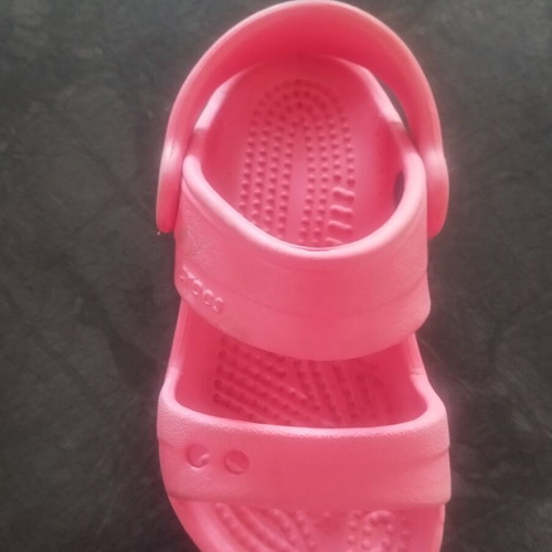 Crocs kids sandals like new, size 23, pink