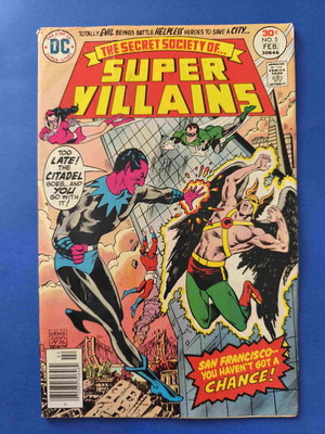 Secret Society of Super-Villains 5 comic book used