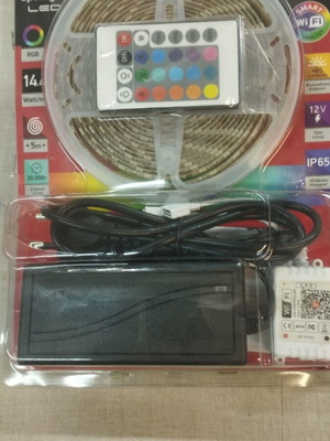 Ταινία Led Spotlight 14,4W/m WiFi RGB 5 μέτρα 465 lumen IP65 12V