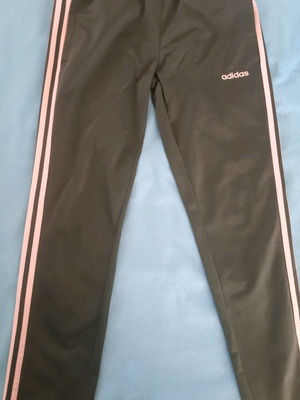 Παντελόνι Adidas γυναικείο XS μεταχειρισμένο, γκρι και ροζ