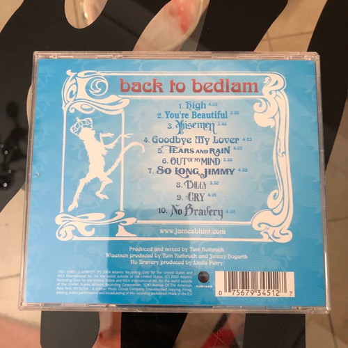 James Blunt Back to Bedlam CD used, pop