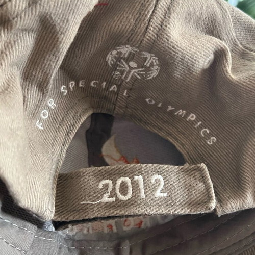 USA Flag 2012 Law Enforcement Illinois cap like new, beige