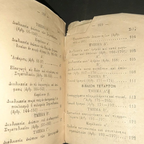 Military Penal Legislation 1914 used