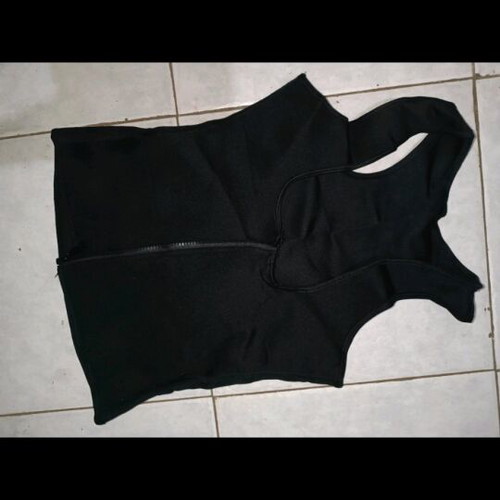 Slimming vest like new, sweat sauna vest with zipper